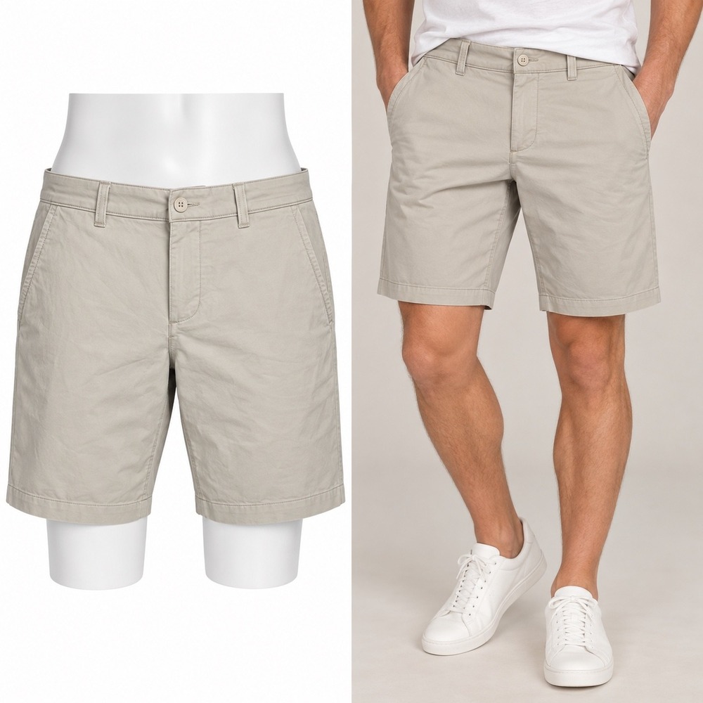 Under Armour Performance Chino Shorts Mens 32 Tan Golf Casual Preppy Neutral